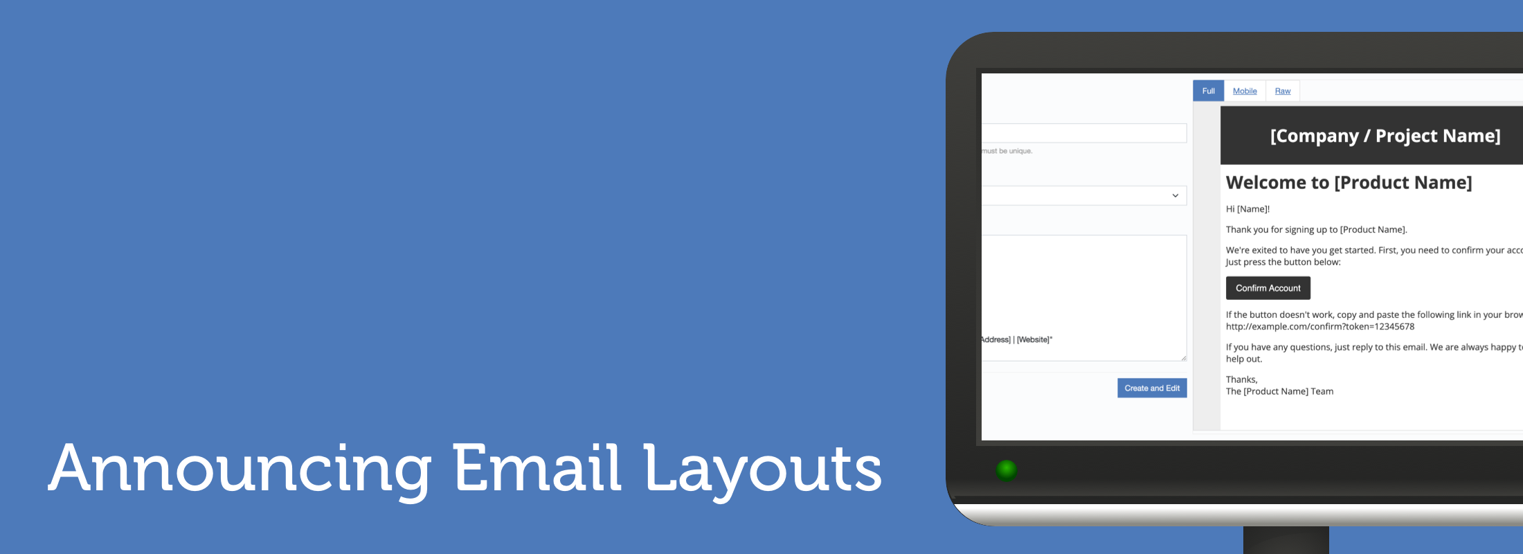 Header Image Announcing Email Layouts (Beta): Best Practice Responsive Email Designs