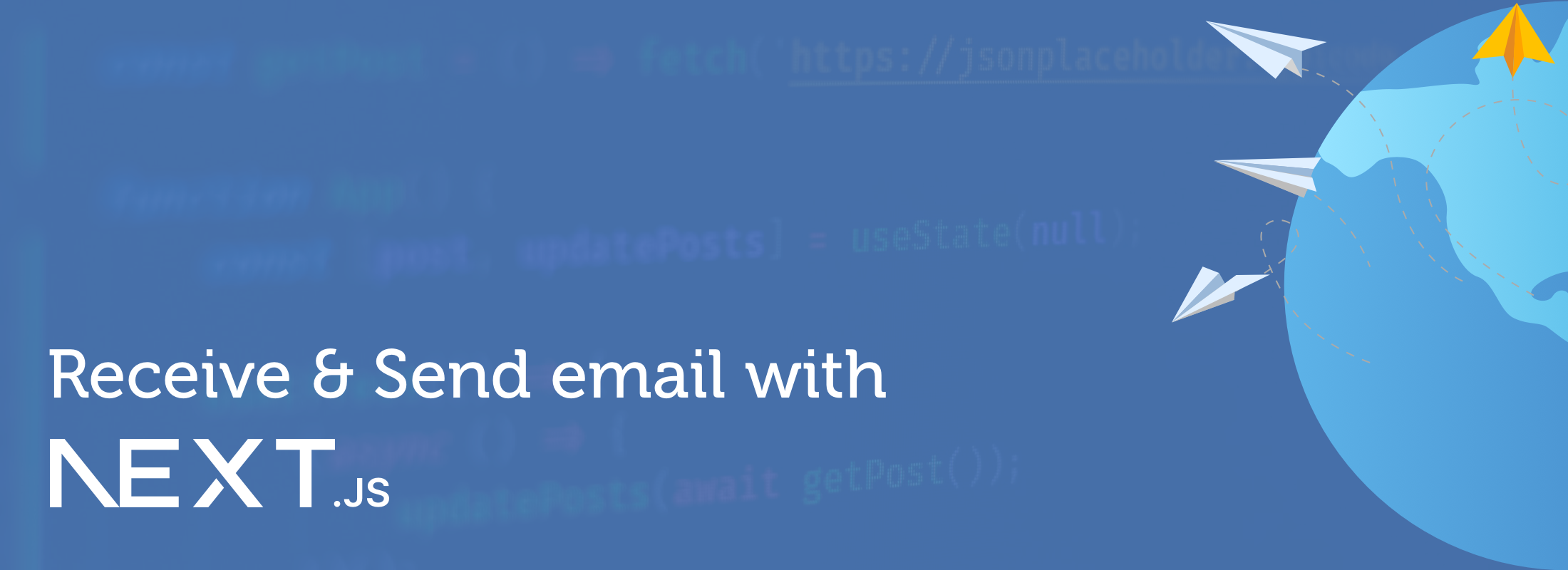 Header Image How to receive email with Next.js, the app router and Typescript